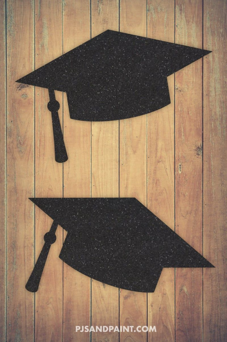 Free printable graduation cap template –  sizes  Graduation cap