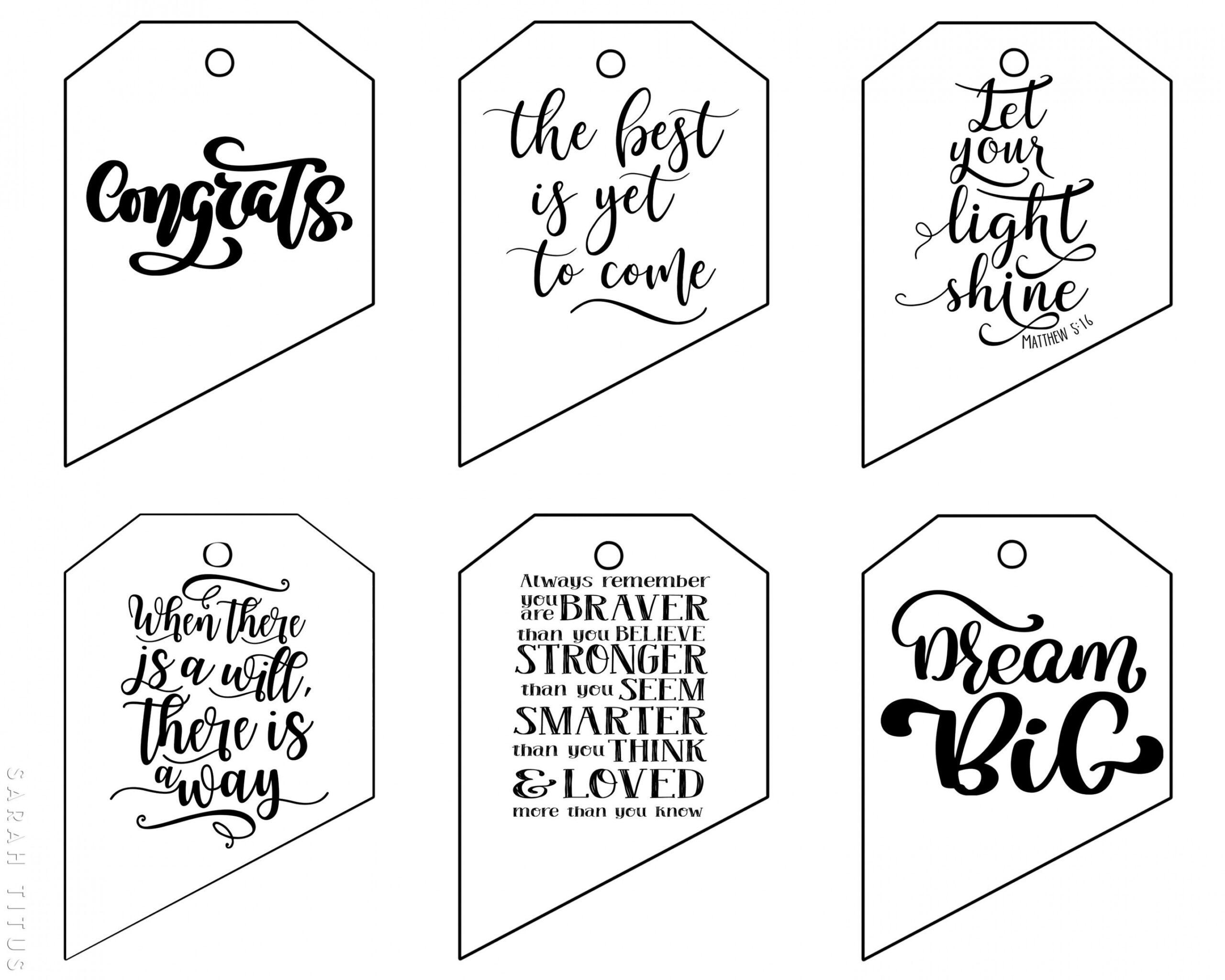 Free Printable Graduation Gift Tags  Free graduation printables