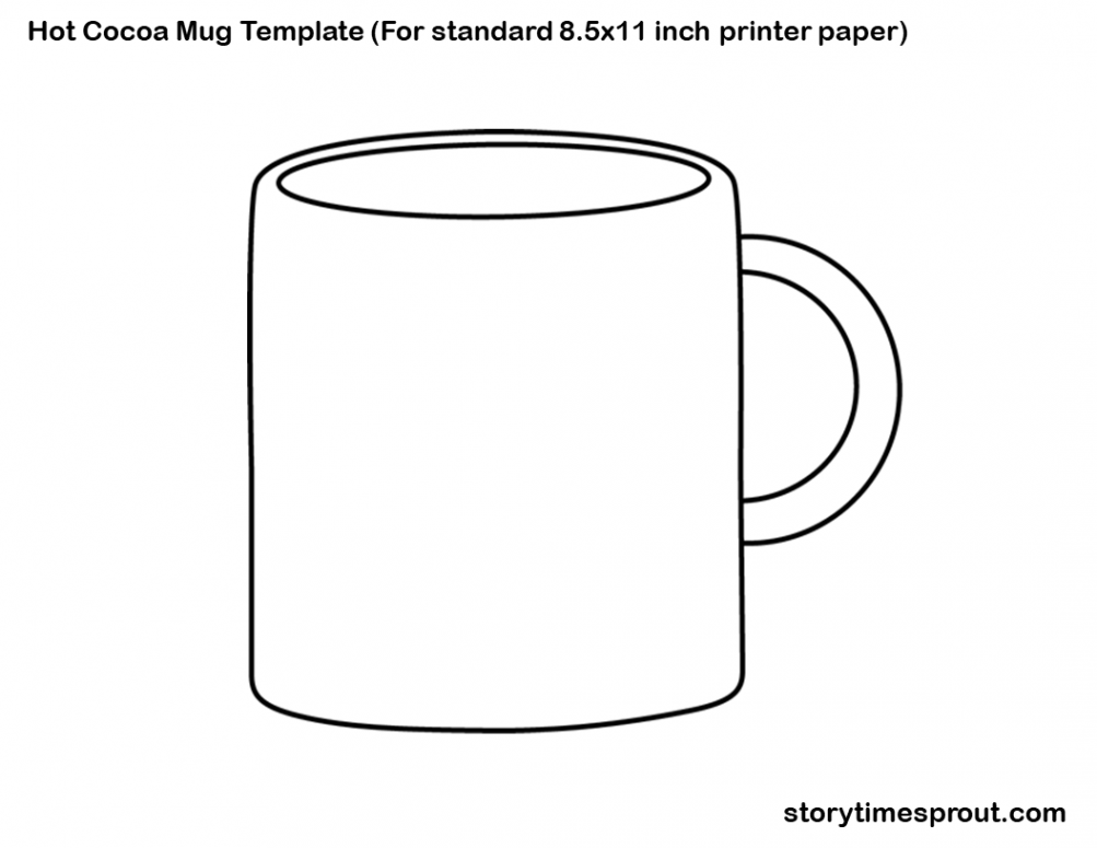 Free Printable Hot Chocolate Mug Template - Printable Templates Free