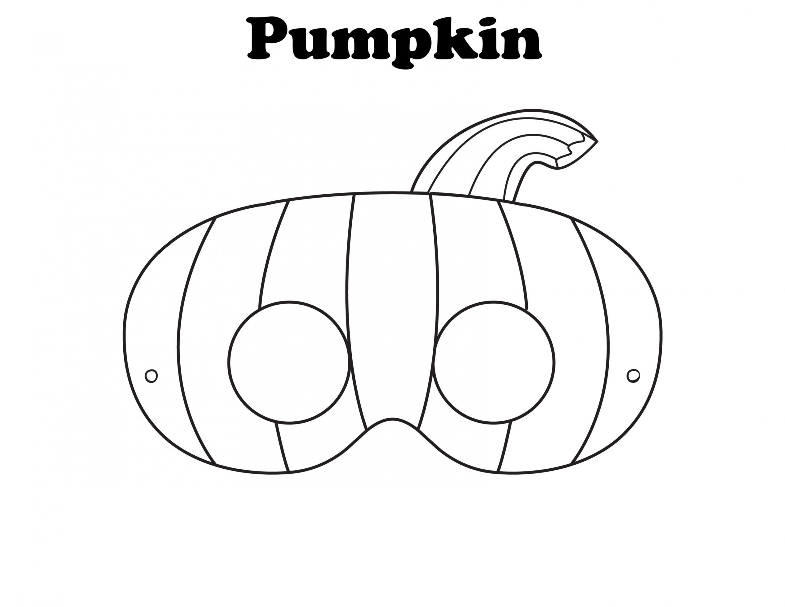 Free #Printable #Pumpkin #Mask #CraftDiaries  Printable halloween