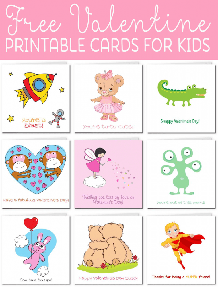 Free Printable Valentine Cards for