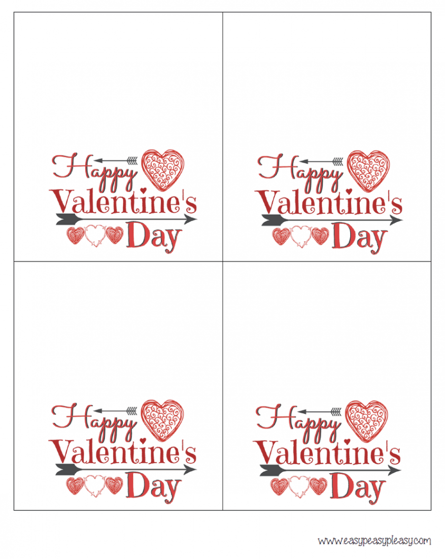 Free Printable Valentine Treat Bag Toppers - Easy Peasy Pleasy