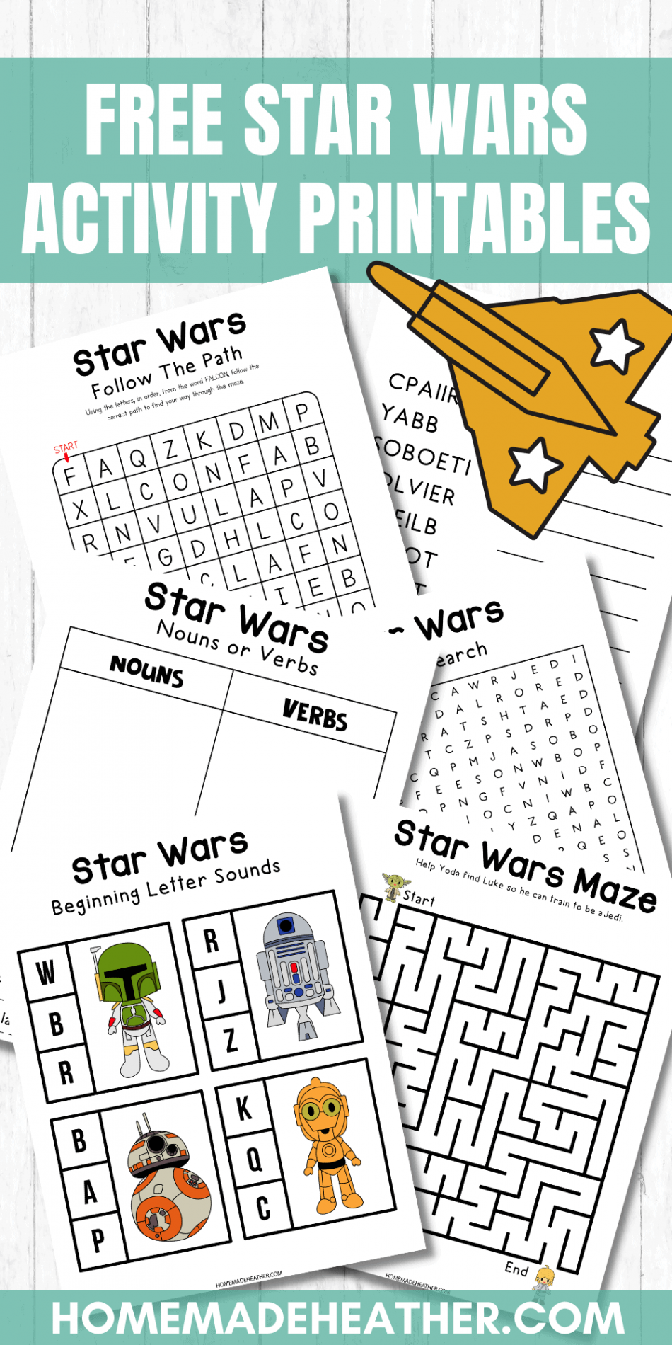 Free Star Wars Activity Printables » Homemade Heather