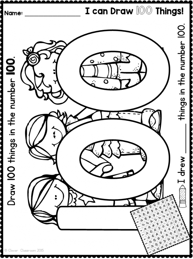 Free th day of school printable  th day of school crafts