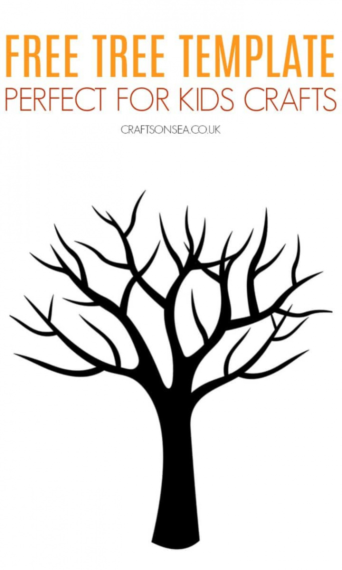 FREE Tree Template (Printable PDF) - Crafts on Sea