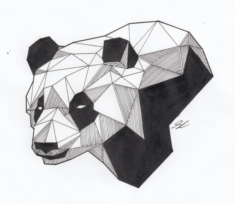 Geometric Panda by J-R-Cousins on DeviantArt