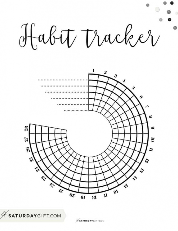 Habit Tracker Printable -  Cute & Free Printable Habit Trackers