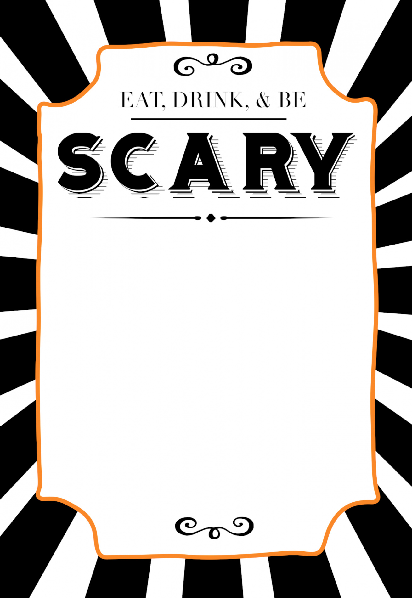 Halloween Invitations Free Printable Template - Paper Trail Design