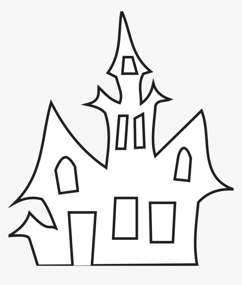 haunted house svg  Halloween silhouettes, Halloween templates