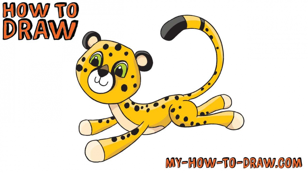 How to draw a Cheetah - Easy drawing lessons  Cheetah drawing, Drawing for  kids, Drawing lessons
