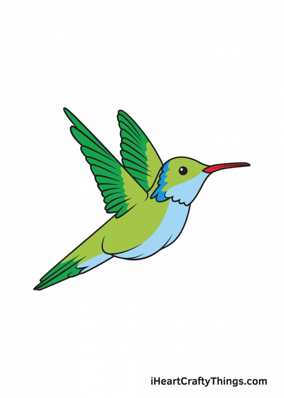 How to Draw a Hummingbird — Step by Step Guide – I Heart Crafty Things