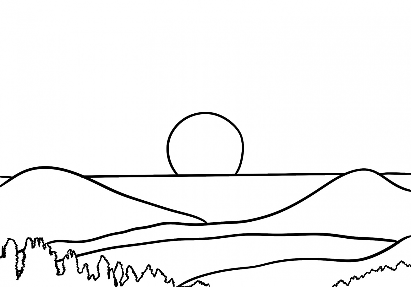 How to Draw a Sunset  Design School