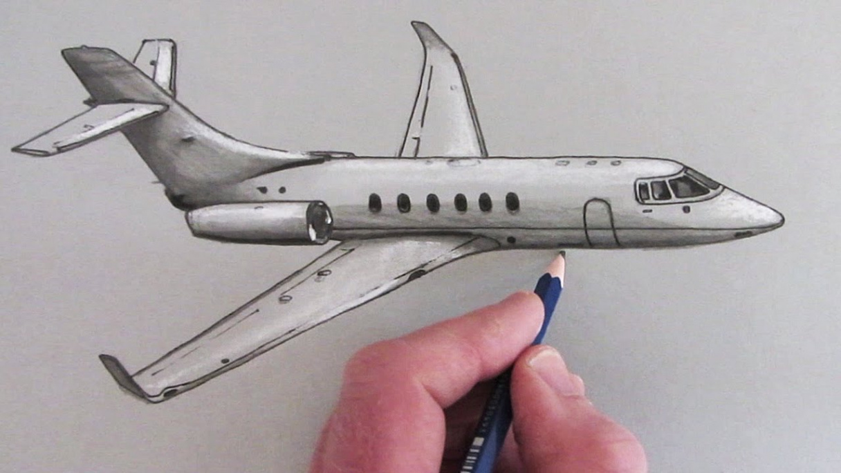 How to Draw an Airplane