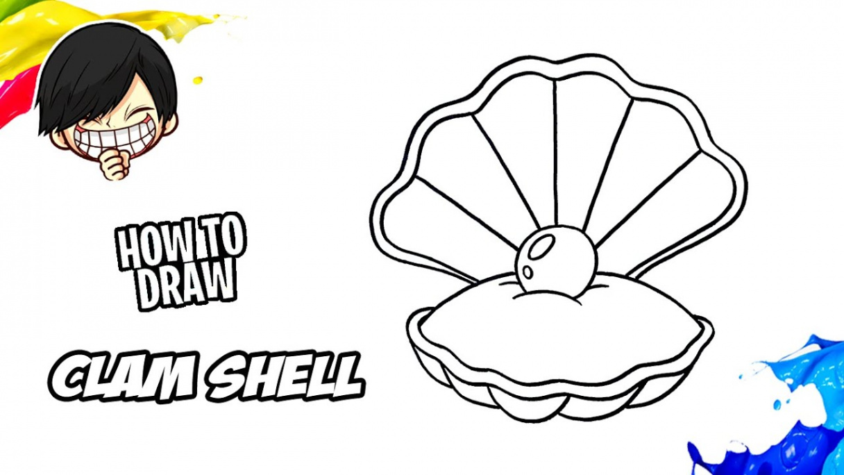 How to draw Clam Shell