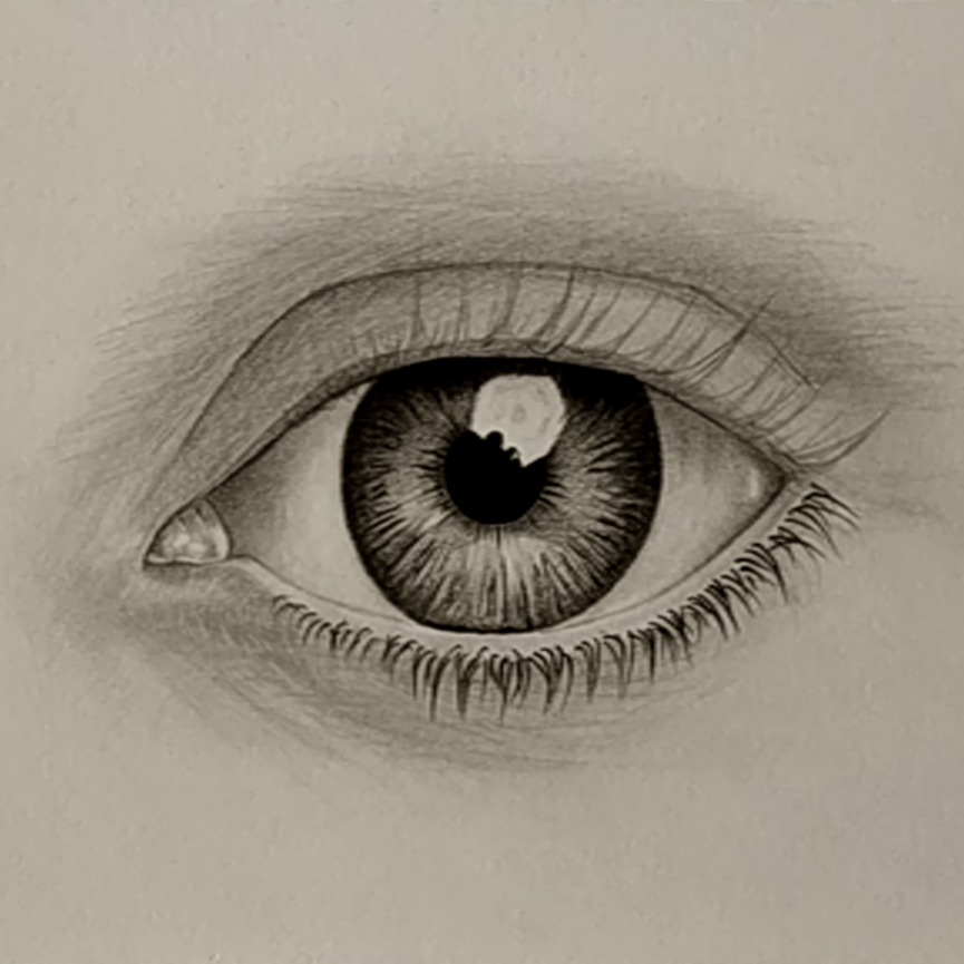 How to draw eyes (Front view) ? - LOVARTS  learn art