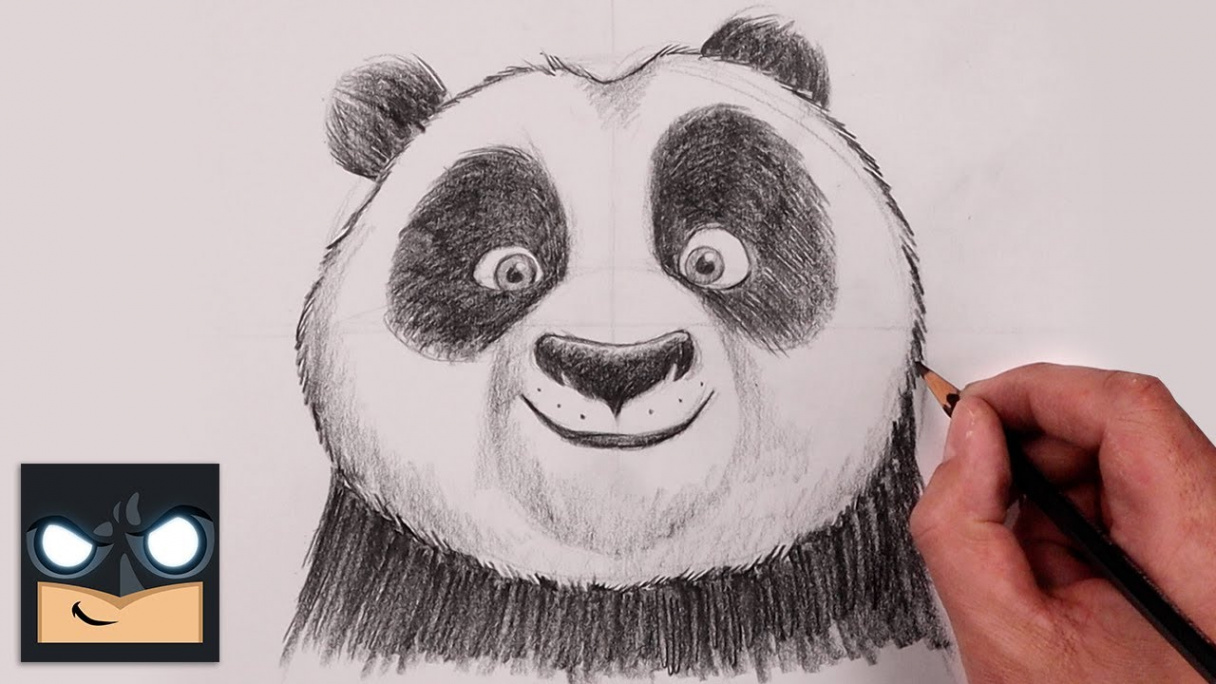 How To Draw Kung Fu Panda  Sketch Tutorial