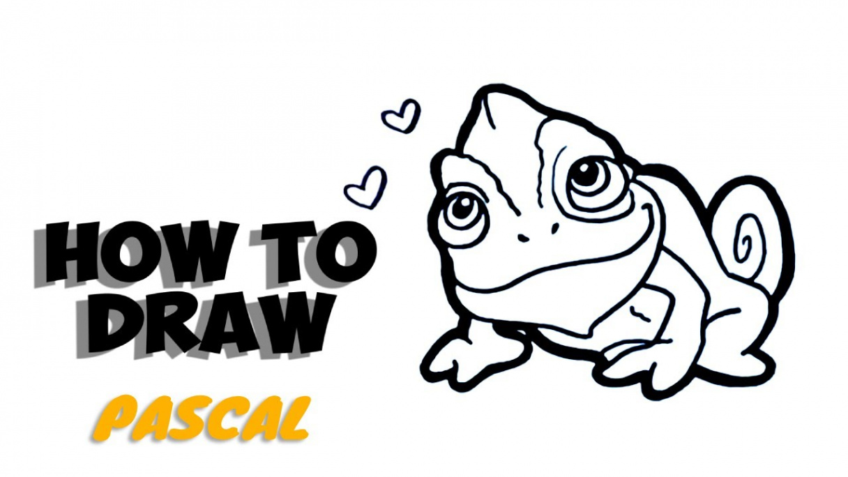 How to Draw Pascal From Tangled  Easy Drawings