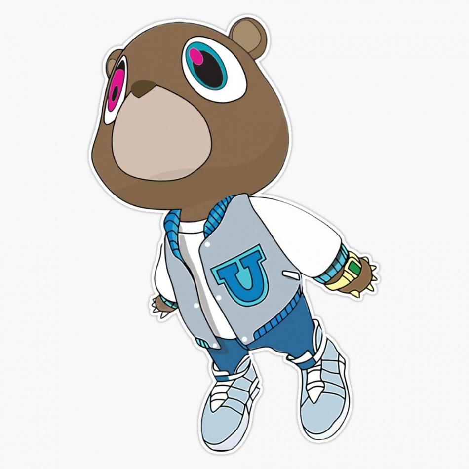 Kanye - Graduation Decal Vinyl Bumper Sticker "