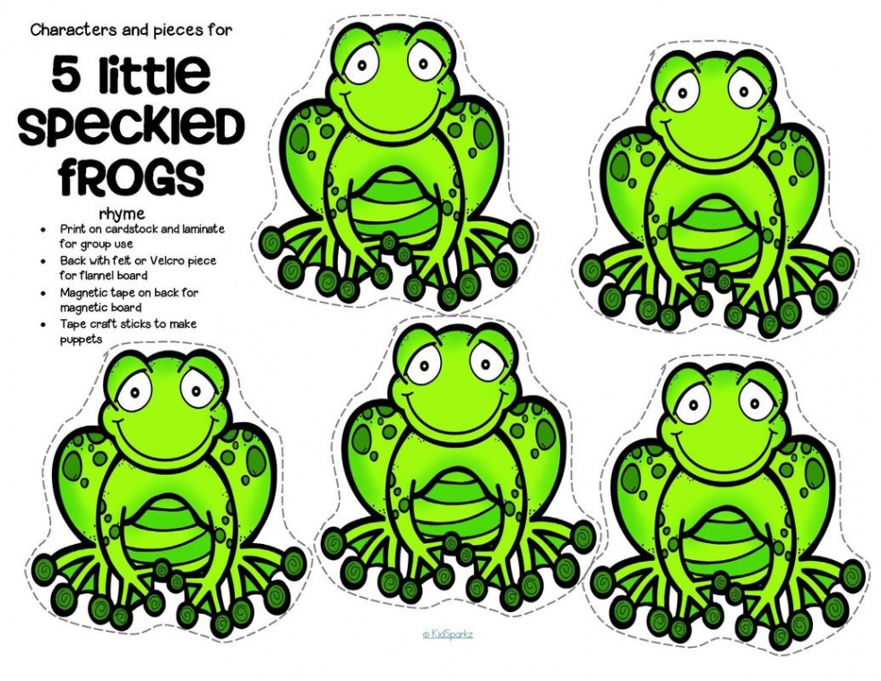 KidSparkz   little speckled frogs, Preschool circle time, Frogs