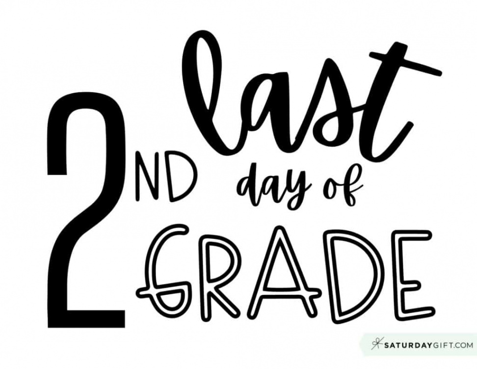 Last Day of School Sign Printable - Cute & Free Printable Designs