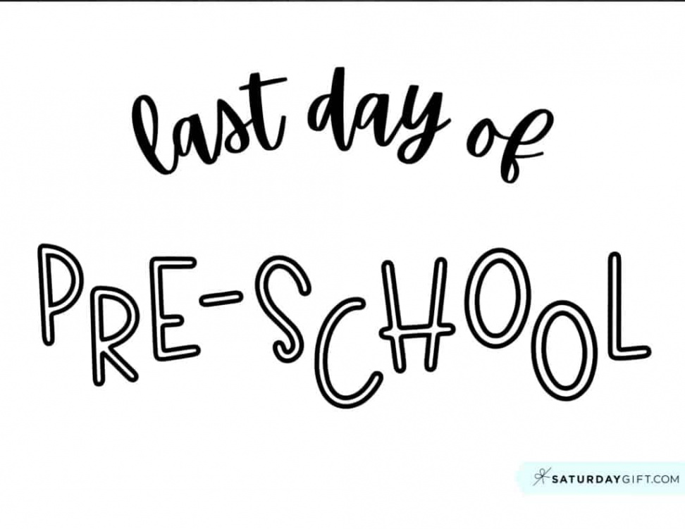 Last Day of School Sign Printable - Cute & Free Printable Designs