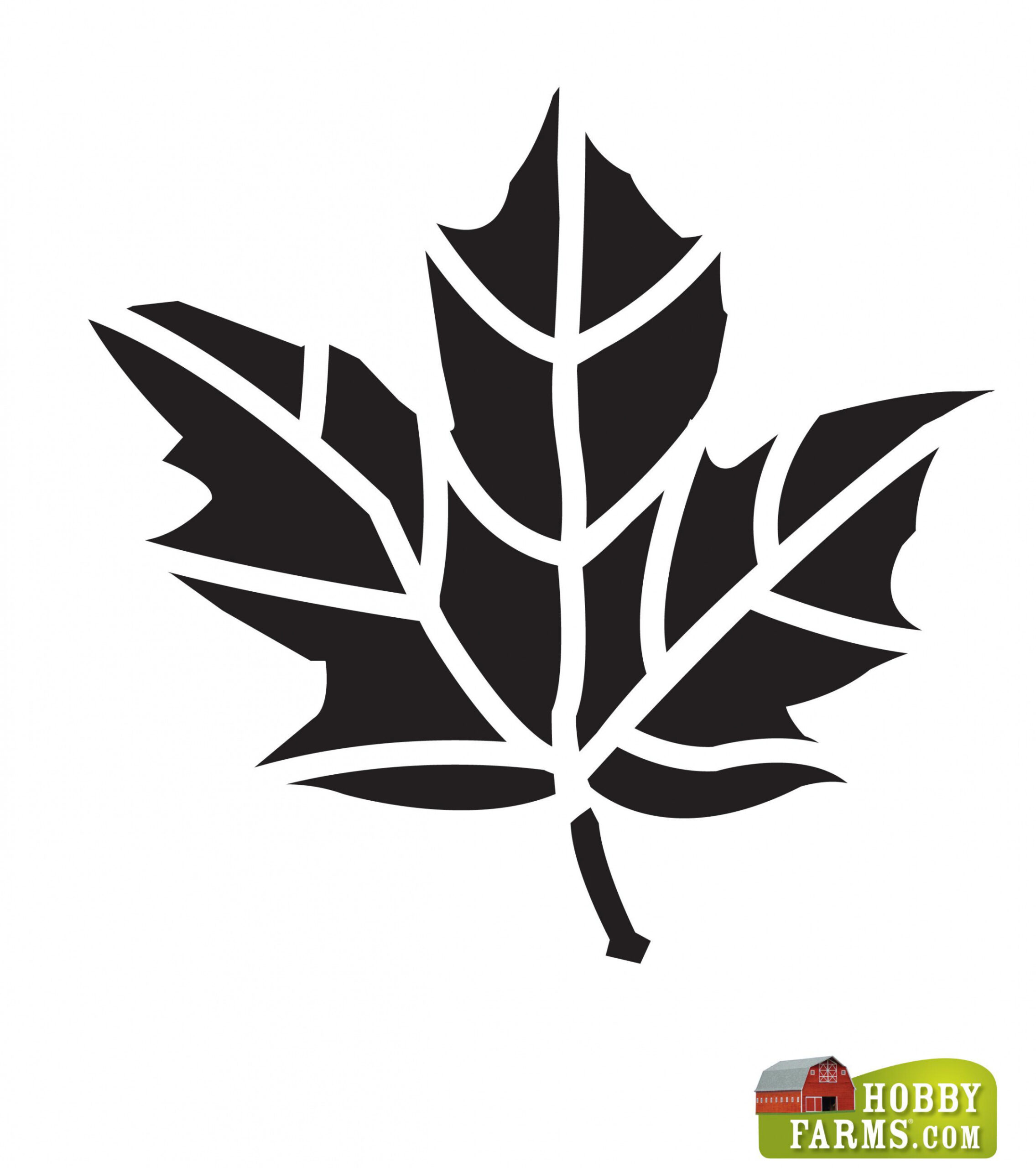 Leaf / Fall / Thanksgiving (Free Pumpkin Stencil - Pumpkin Pattern