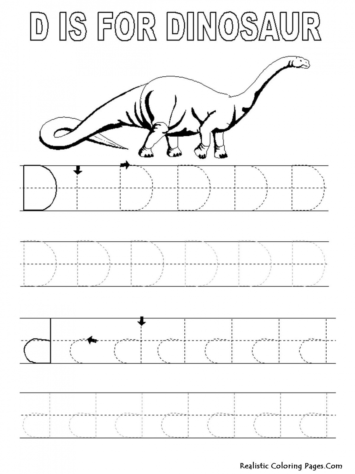 Letter d worksheet, Dinosaur worksheets, Letter worksheets