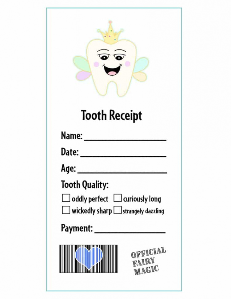 Letter From the Tooth Fairy Free Printable! ⋆ The Hollydog Blog