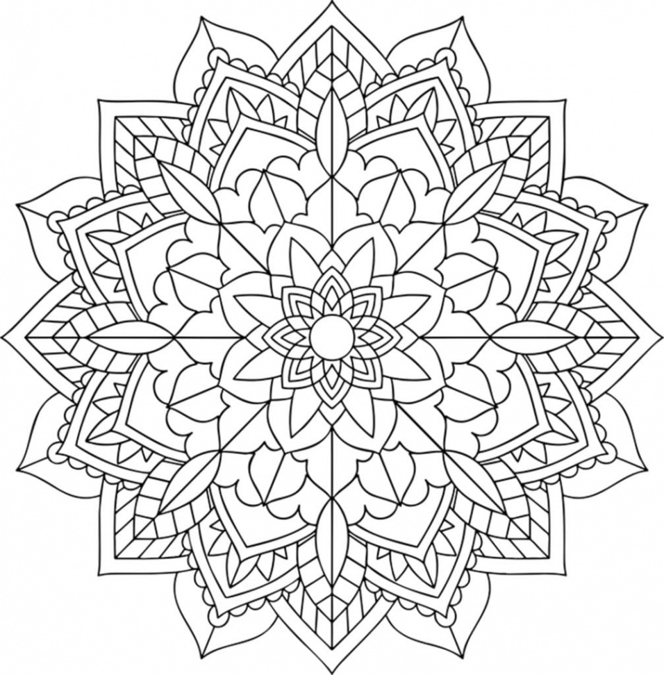 Mandala Coloring Pages for Adults & Kids - Happiness is Homemade