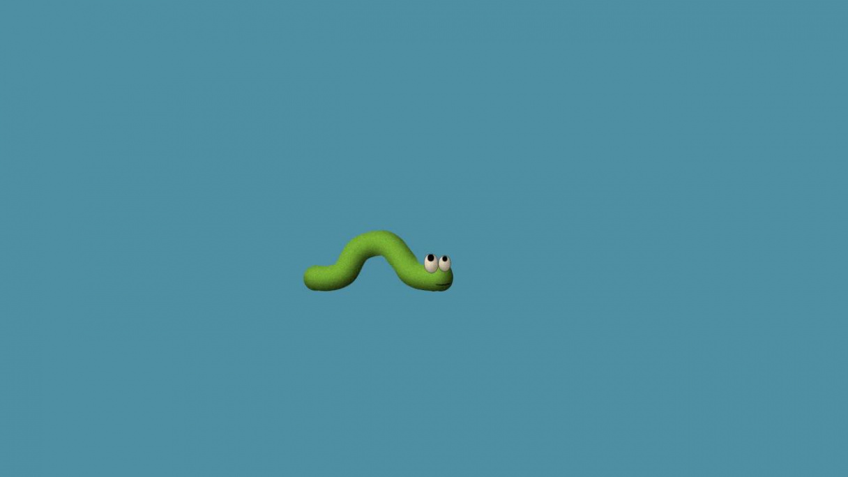 Moho : A Crawling Worm Animated with Shading
