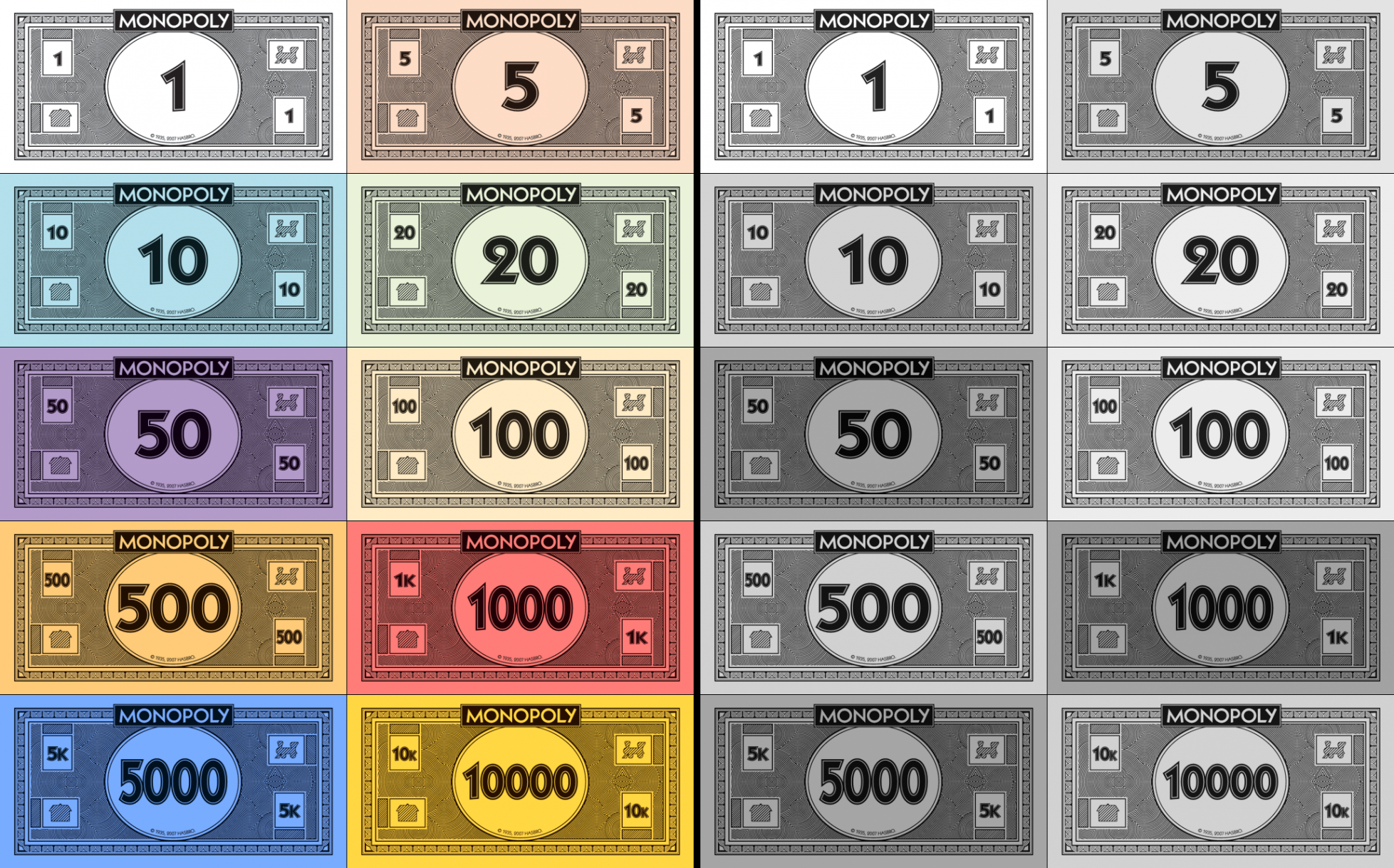 Monopoly Money Pack by monosatas on DeviantArt