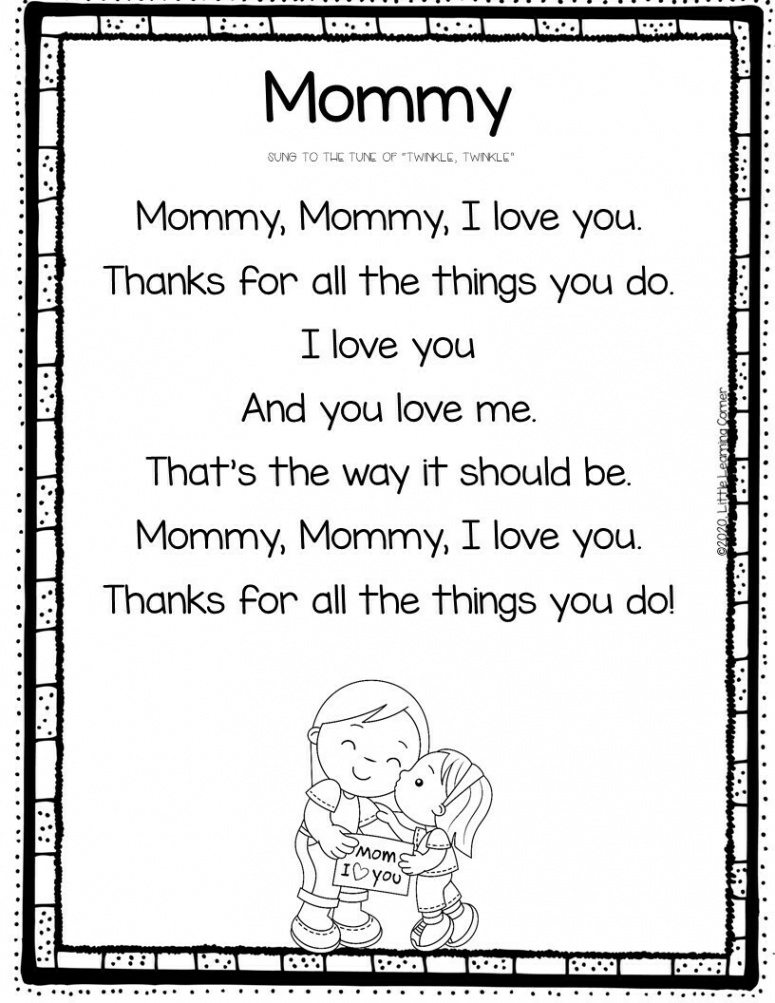 Mothers Day Poem from Kids