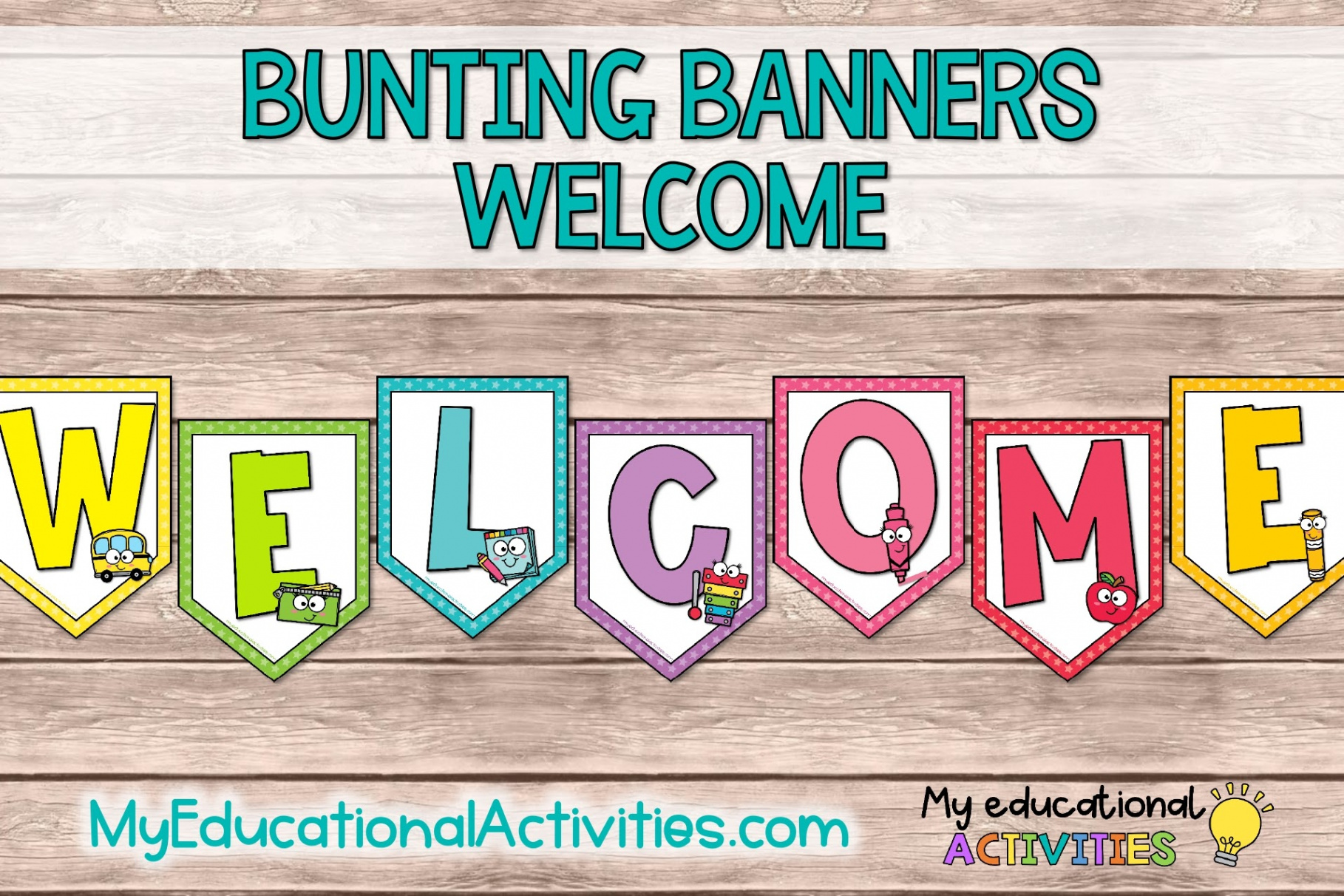 My Educational Activities: Free Classroom Welcome Banner Printable.