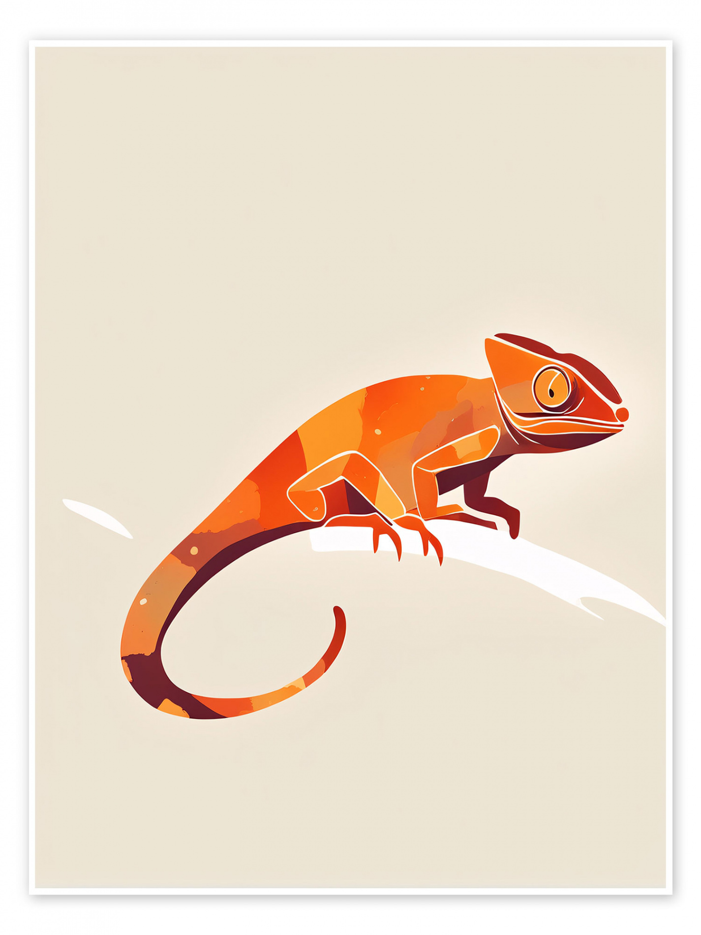 Orange Chameleon
