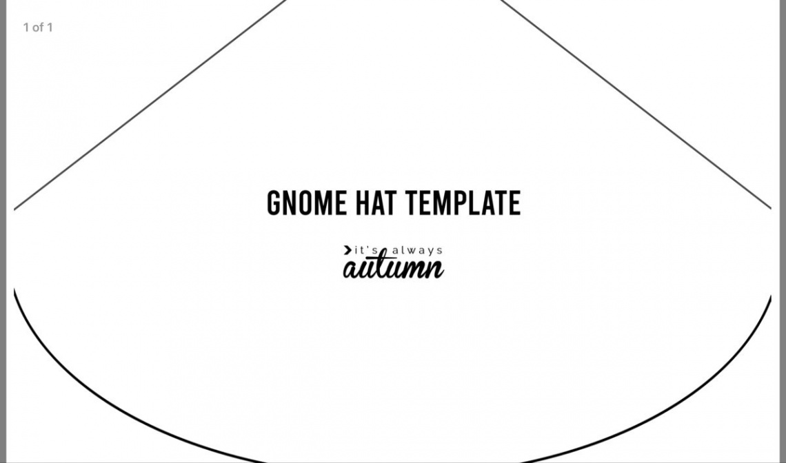 Pin by Anne Thomson on Gnomes  Gnome hat, Hat template, Gnomes crafts