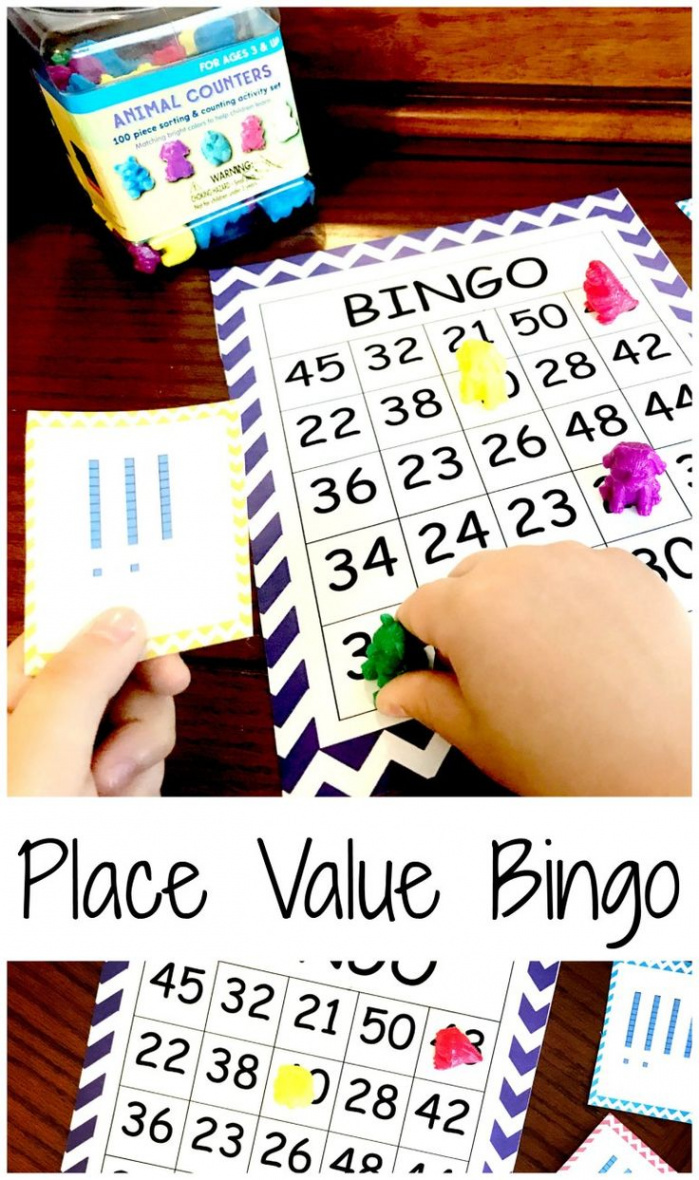 Place Value Bingo  Numbers -  Free Printable  Place values