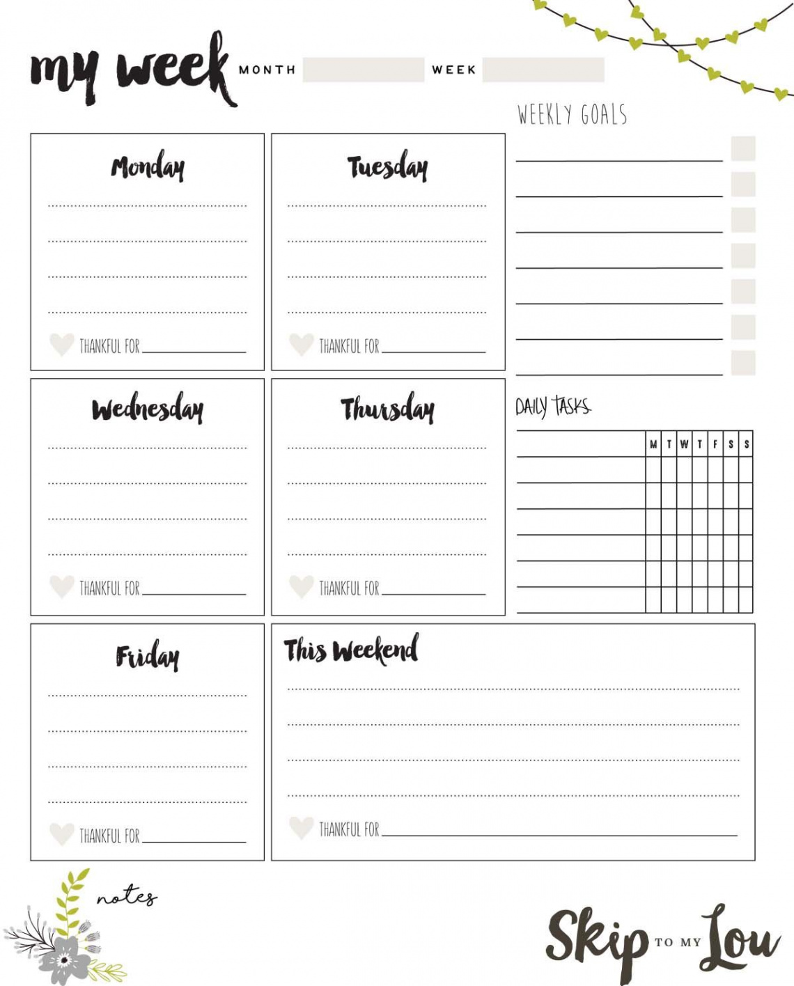 Places to Find the Best Free Planner Printables