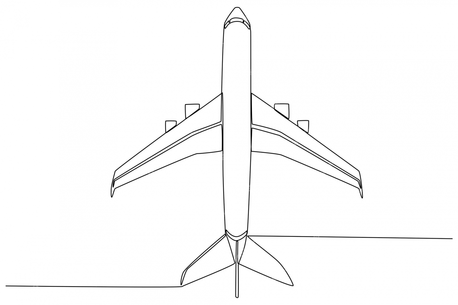 Premium Vector  Top view of aircraft in the air pilot and plane