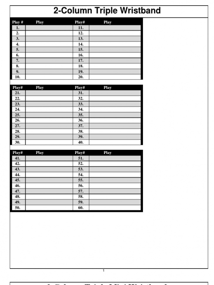 Printable Baseball Wristband Template Excel - Printable Templates Free