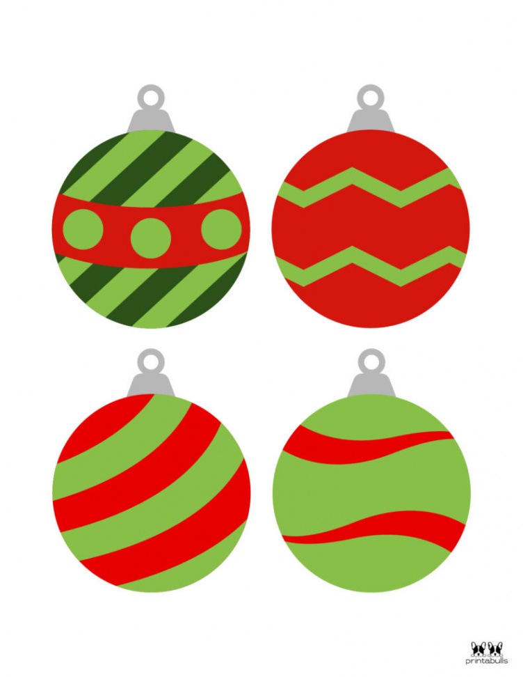 Printable Christmas Ornaments  Printabulls