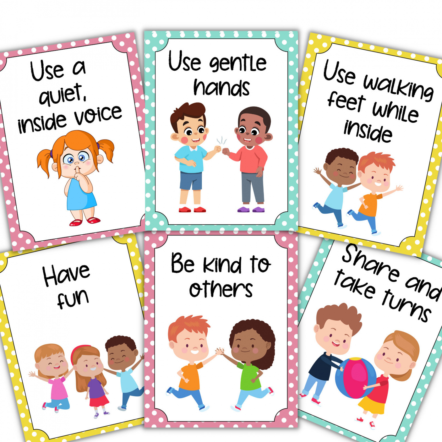 Printable Classroom Rules Download PDF Daycare Rules - Etsy