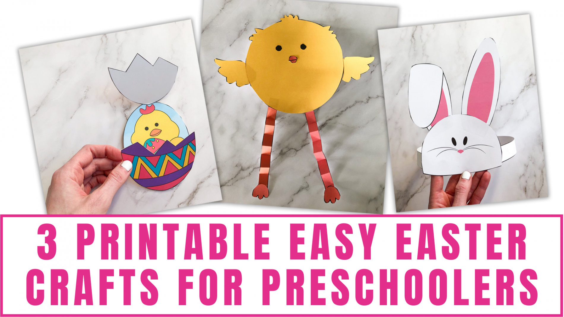 Printable Easy Easter Crafts for Preschoolers - Freebie Finding Mom