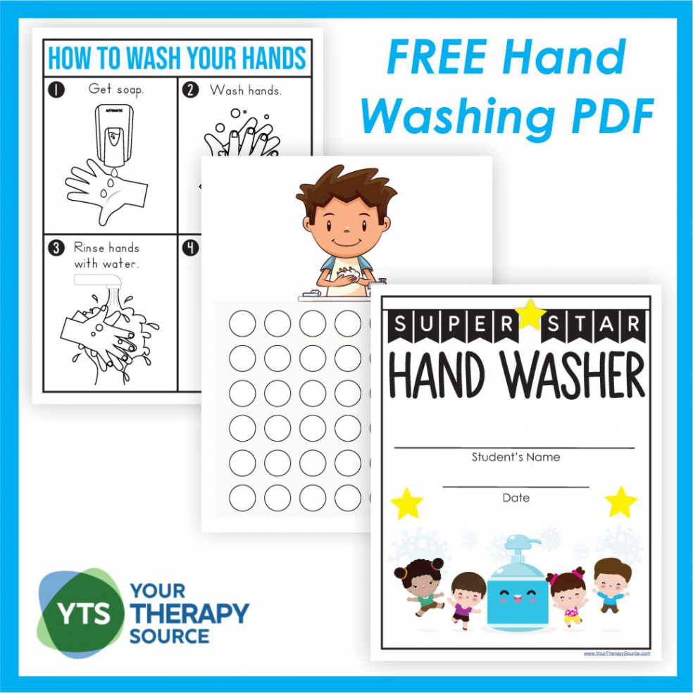 Printable Hand Washing Activities - Your Therapy Source