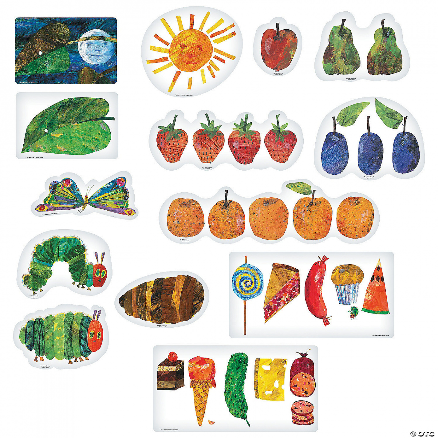 Printable Hungry Caterpillar Fruit Cards Craft - The Natural