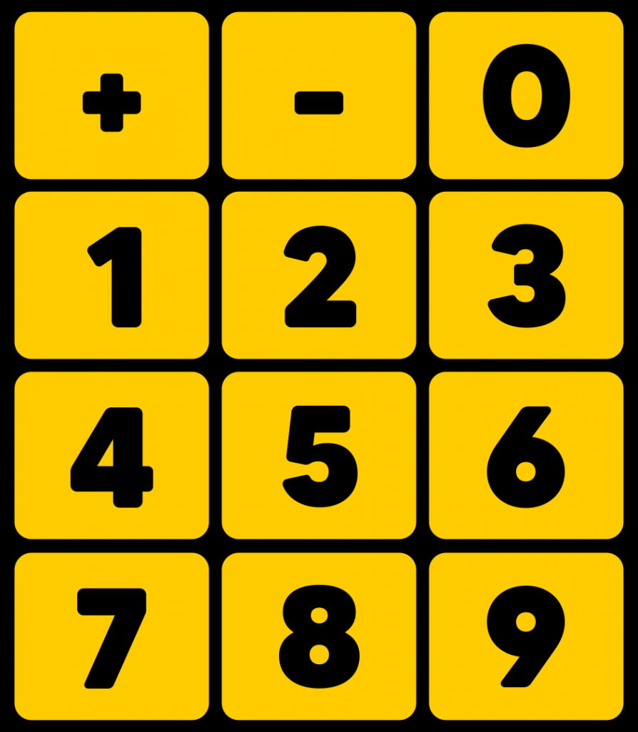 Printable Numbers    Large printable numbers, Printable numbers