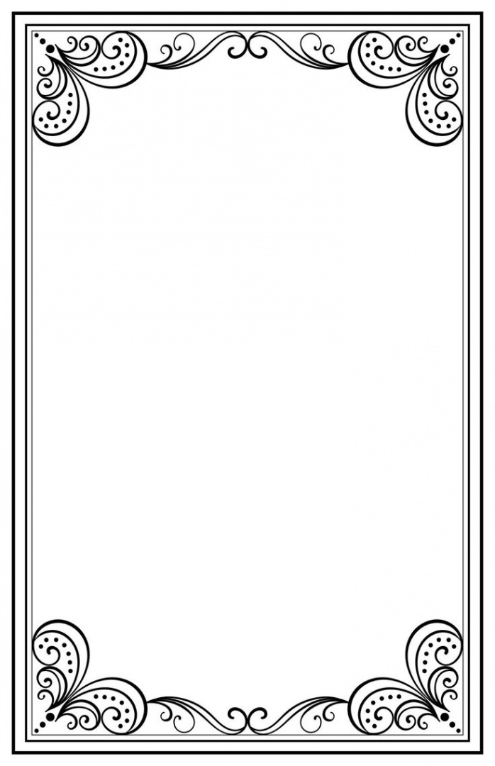 Printable Picture Frame Coloring Pages  Flower clipart images