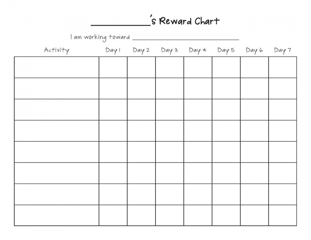 Printable Reward Chart Template  Activity Shelter  Reward chart