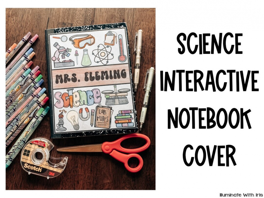 Printable Science Interactive Notebook Cover - Etsy