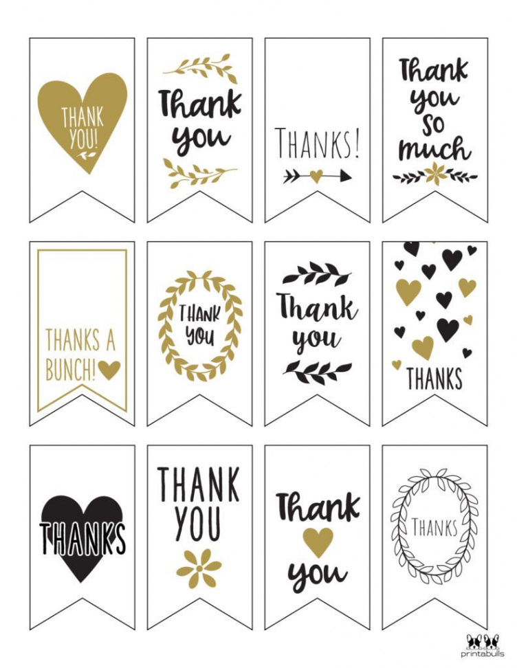 Printable Thank You Tags-Page   Printable thank you notes