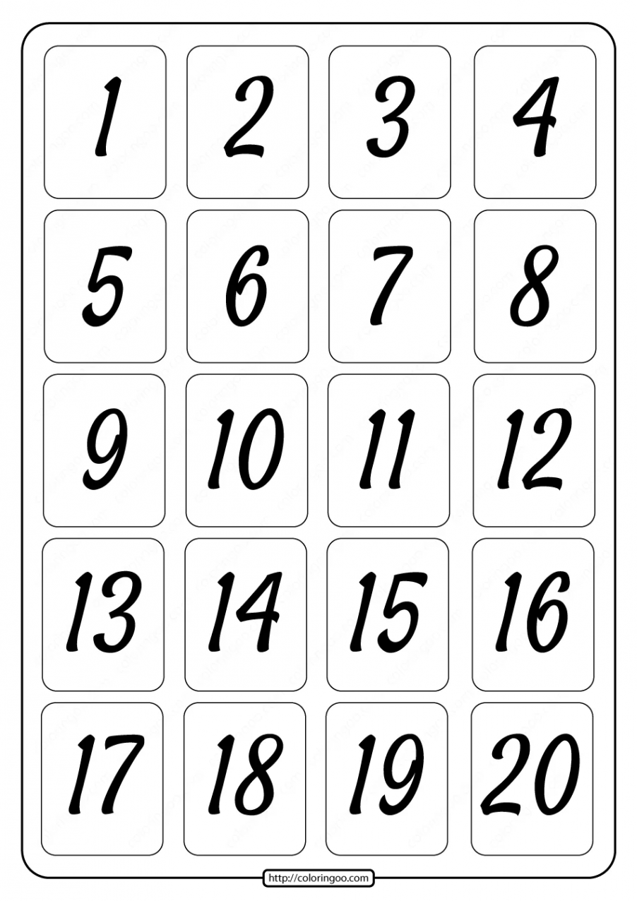 Printable  to  Rectangle Border Numbers Worksheet 0   Free